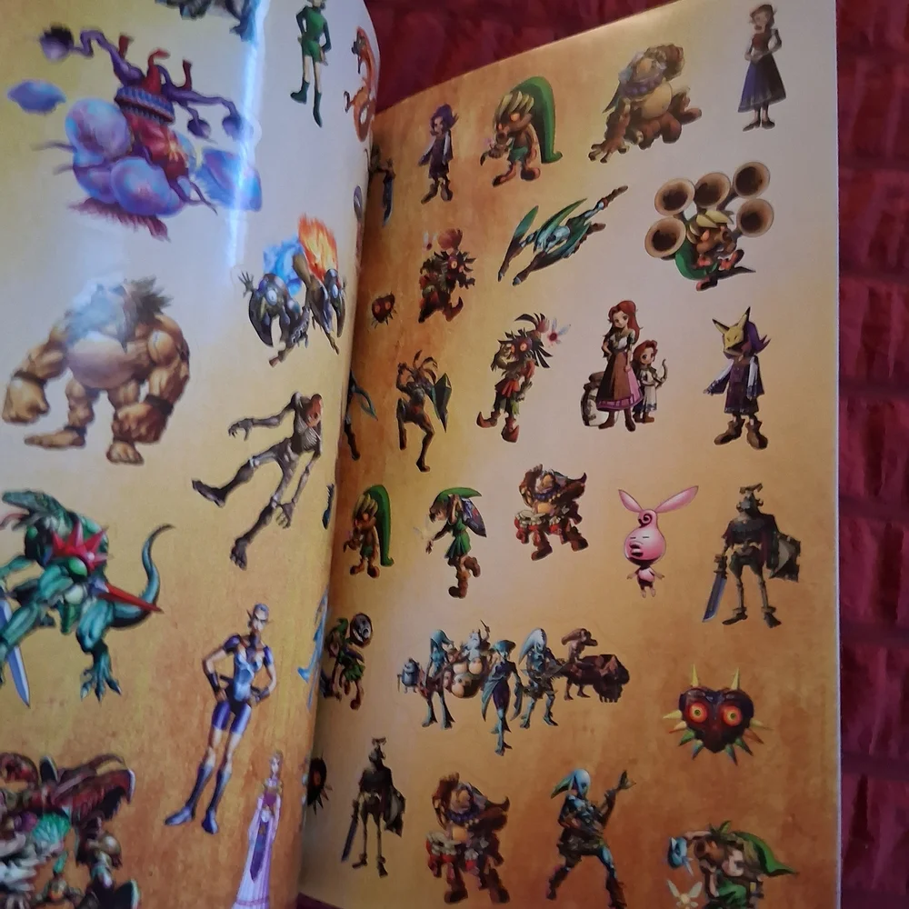 Official 2018 Nintendo Legend Of Zelda Sticker Book - Blue/Gold 800+ Stickers